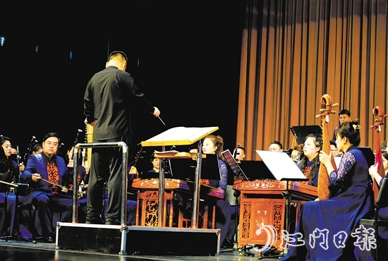 《山西印象》民族管弦樂(lè)組曲音樂(lè)會(huì)現(xiàn)場(chǎng)。