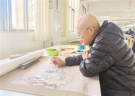 鐘昌華尤其擅長畫人物和竹。