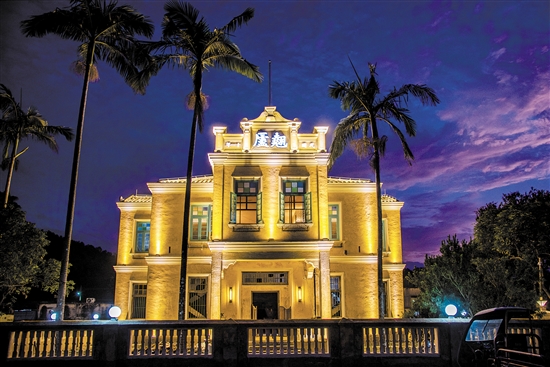 修舊如舊、活化利用做民宿的臺城官步村翹廬1922。