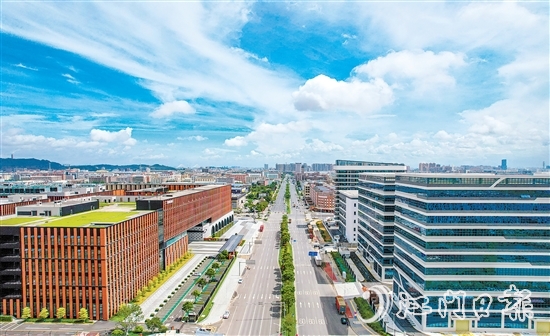 江海區(qū)全面實(shí)施招商育商攻堅(jiān)行動(dòng)，重塑“大招商”格局。圖為江門市安全應(yīng)急產(chǎn)業(yè)園。邱昱