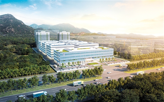 江門市銀發(fā)經(jīng)濟產(chǎn)業(yè)園效果圖。