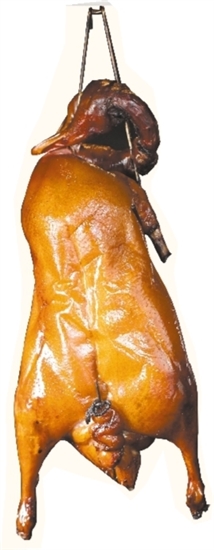 古井燒鵝皮脆肉香。