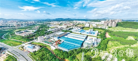 鶴山工業(yè)城鳥瞰圖。共和鎮(zhèn)供圖