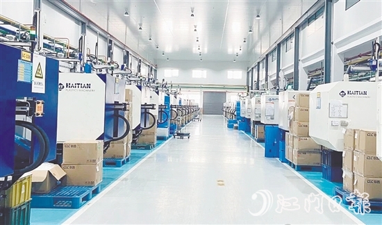 聯(lián)昌噴霧泵（鶴山）有限公司致力于打造國內(nèi)最大的噴霧泵生產(chǎn)基地。圖為項目一期已投產(chǎn)生產(chǎn)車間。