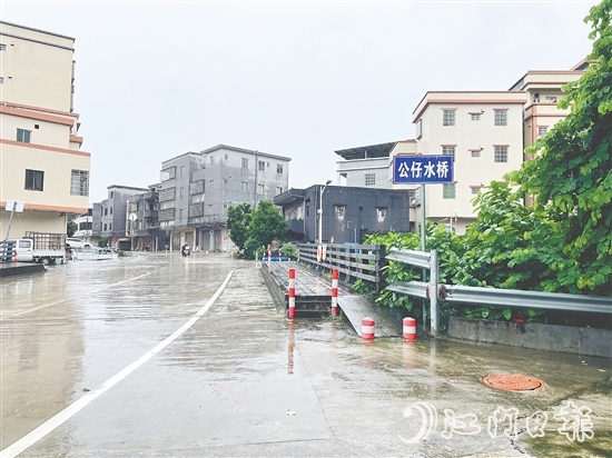 得益于內(nèi)澇整治，今年以來公仔水橋周邊未出現(xiàn)“水浸街”。