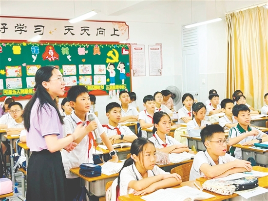 長沙街道辦事處中心學(xué)校打造高效課堂。