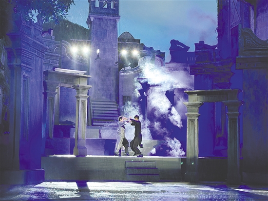 赤坎華僑古鎮(zhèn)《一代宗師》表演。