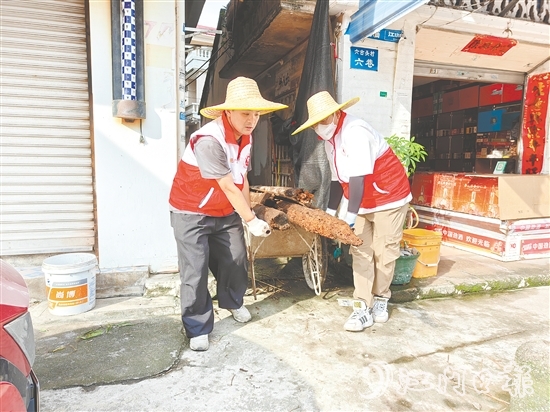 青年突擊隊(duì)在防疫一線顯擔(dān)當(dāng)。