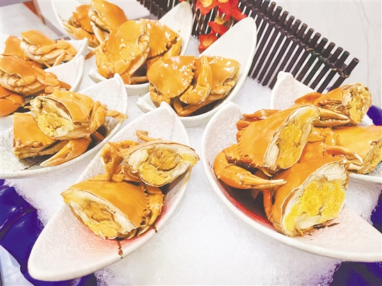 臺(tái)山青蟹味道鮮美。