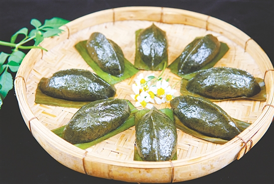 客家特色美食艾糍綠色生態(tài)、天然健康。