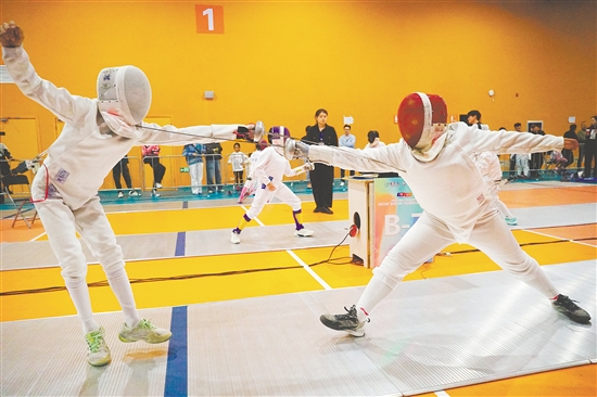 少年選手身姿矯健，對決扣人心弦。