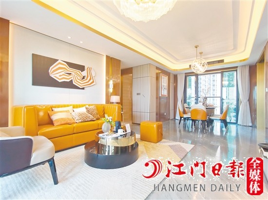 江門二沙島戶型南北對(duì)流，通風(fēng)采光好。商家供圖