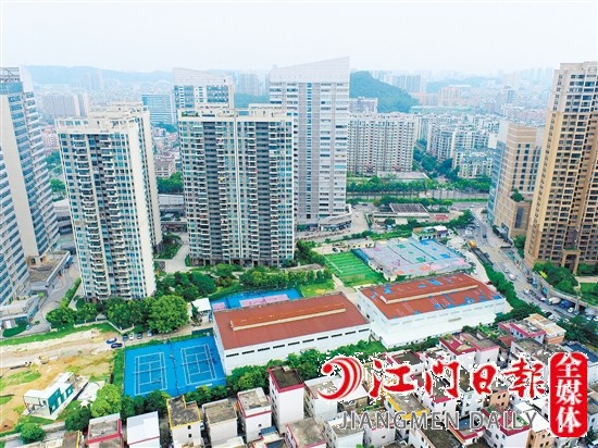 摩根國際旁地塊實景圖。