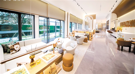 江發(fā)·悅桂府營銷中心環(huán)境優(yōu)美。