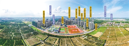 位于新會(huì)區(qū)的樞紐新城厚德路北側(cè)、新會(huì)華僑實(shí)驗(yàn)小學(xué)東側(cè)地塊（地塊一）和樞紐新城今華路南側(cè)、新會(huì)華僑實(shí)驗(yàn)小學(xué)東北側(cè)地塊（地塊二）。