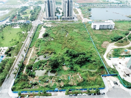 編號為JCR2024-164（江海10）號的商住用地位于江海區(qū)35號地規(guī)劃五路和龍湖路交界東南側。