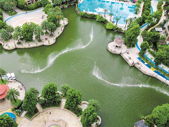 匯景灣·天珺加推的16棟可享湖景C位。