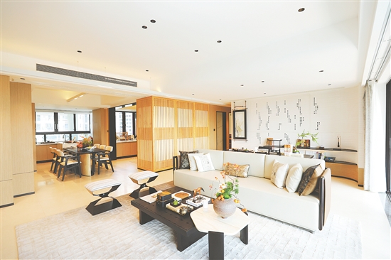 大平層擁有寬敞舒適的居住空間。