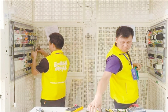 江發(fā)服務公司的選手們在技能大賽中表現(xiàn)出色。