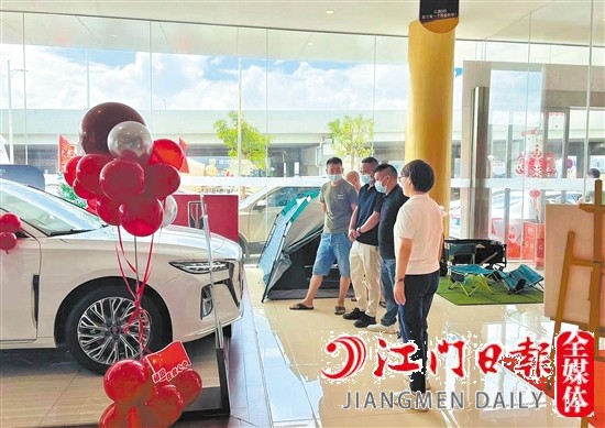 國產(chǎn)車越來越受江門消費者青睞。